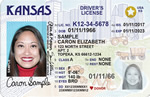 Image of Kansas's Driver's License